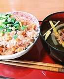 桜エビとつぶ貝の炊き込みご飯✴️