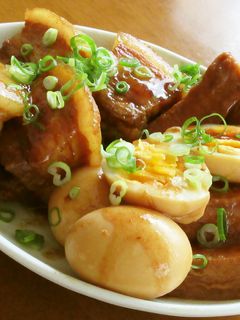 豚バラ肉と厚揚げと半熟卵の炊いたん-レシピのメイン写真
