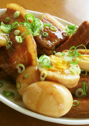 豚バラ肉と厚揚げと半熟卵の炊いたん-レシピのメイン写真