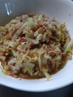 親子で食べる☆キャベツ&コンビーフ炒め-レシピのメイン写真