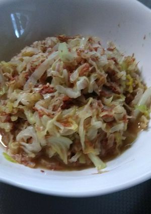 親子で食べる☆キャベツ&コンビーフ炒め-レシピのメイン写真