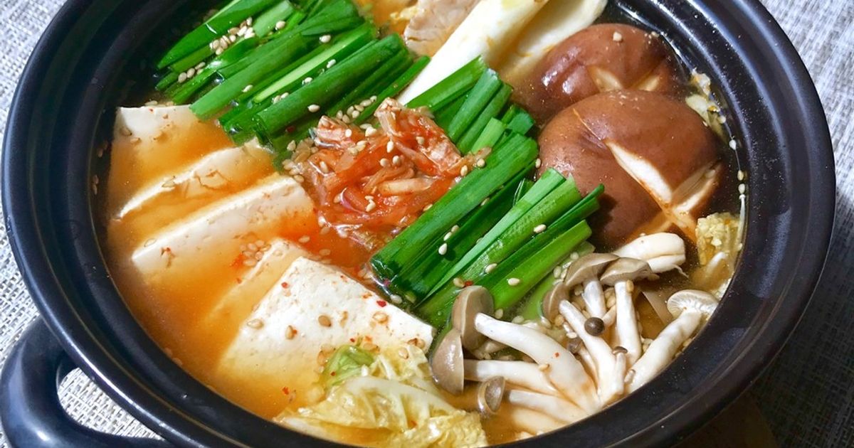 基本のキムチ鍋 by 桃屋レシピ 【クックパッド】 簡単おいしい