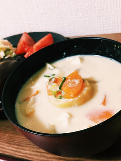 給食の味、豆乳汁-レシピのメイン写真