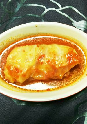 ヤーコンと完熟トマトでロールキャベツ-レシピのメイン写真