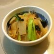 小松菜と大根とちりめんじゃこの炒め物