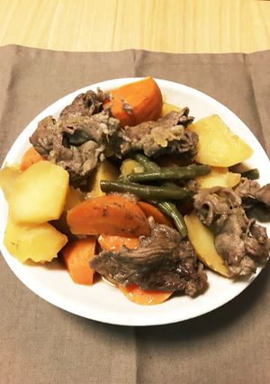 電子レンジで肉じゃが-レシピのメイン写真