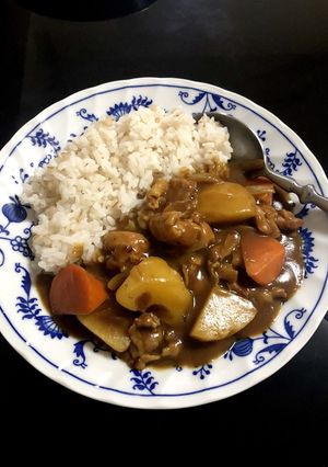 鳥肉と豚肉でジャワカレー-レシピのメイン写真