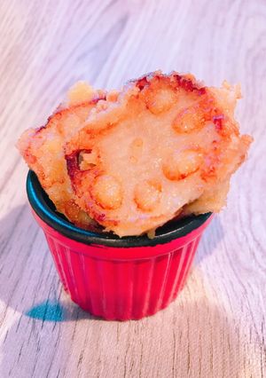 レンコンカリッとチーズ-レシピのメイン写真