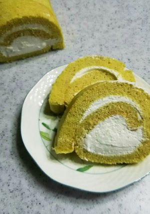 ☆簡単しっとりロールケーキ☆-レシピのメイン写真