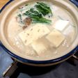 栄養バランス良し! さば缶の和風牛乳なべ