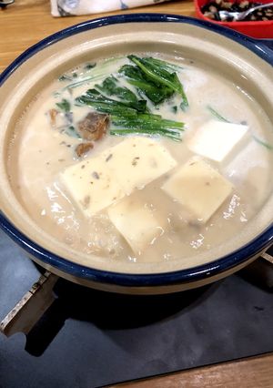 栄養バランス良し！ さば缶の和風牛乳なべ-レシピのメイン写真