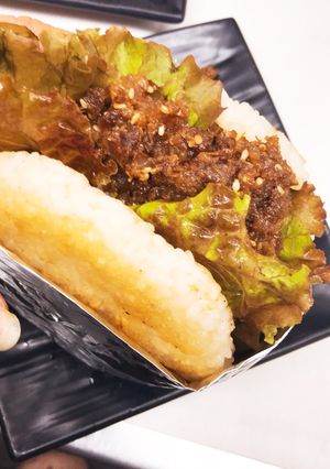 簡単✩.*˚ライスバーガー-レシピのメイン写真