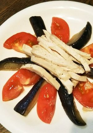なすとトマトの中華風サラダ-レシピのメイン写真