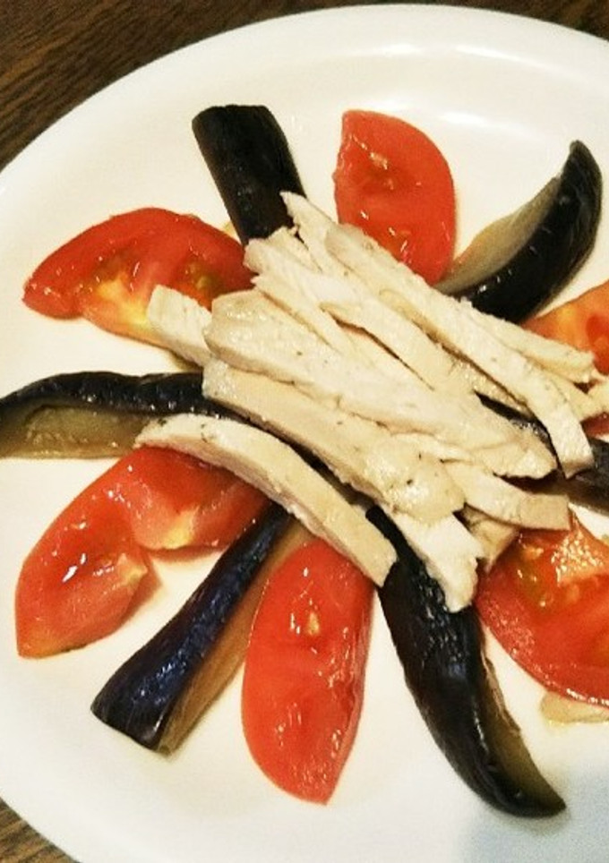 なすとトマトの中華風サラダ-レシピのメイン写真