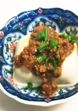 冷奴のそぼろ味噌かけ-レシピのメイン写真