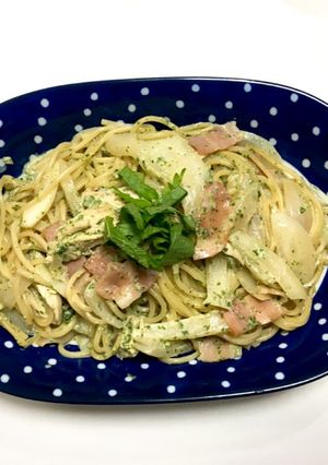 青じそクリームパスタ-レシピのメイン写真