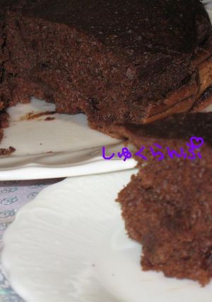 だれでも作れる！炊飯器deチョコケーキ♪-レシピのメイン写真