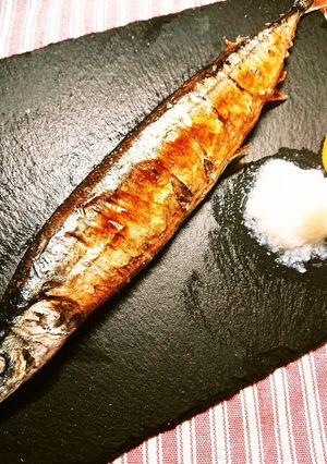 簡単！秋刀魚の美味しいジューシー塩焼き♪-レシピのメイン写真