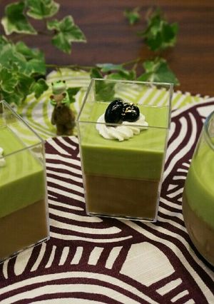 宇治抹茶コーヒープリン-レシピのメイン写真