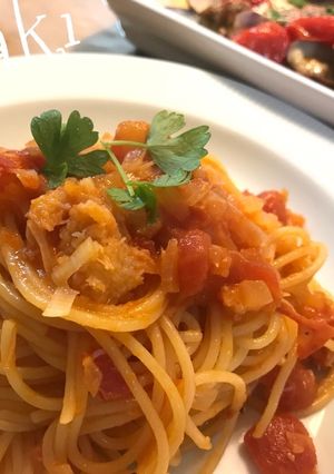 基本のトマトクリームパスタ＋蟹or海老☆-レシピのメイン写真
