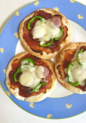 【小麦アレルギー対応】素焼おせんべいピザ-レシピのメイン写真