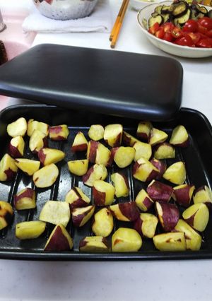魚焼きグリルで簡単！さつまいものロースト-レシピのメイン写真