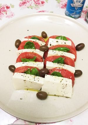 ヘルシー♪トマトと豆腐のカプレーゼ-レシピのメイン写真