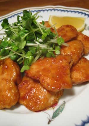 鶏胸肉のにんにく醤油焼き☆-レシピのメイン写真