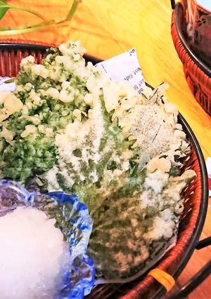 ベジタリアンな！【大葉とパセリの天ぷら】-レシピのメイン写真