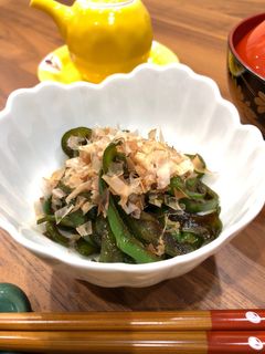 ご飯がすすむ♪ピーマン大量消費の副菜!-レシピのメイン写真
