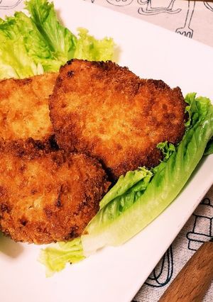 178円むきえびでジャンボハートエビかつ-レシピのメイン写真