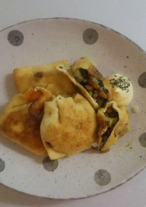 アボガドと納豆の油揚げエスニック風-レシピのメイン写真