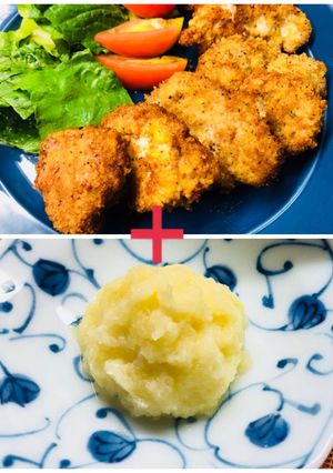 疲労回復に☆豚カツにおろしニンニク-レシピのメイン写真
