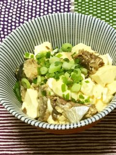 豆腐消費に☆鯖缶豆腐煮☆丼にも-レシピのメイン写真
