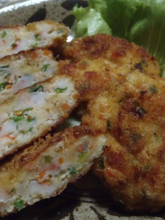 揚げずに作る…エビバーグカツ-レシピのメイン写真
