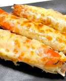 ボイル・タラバガニの味噌風味・チーズ焼き