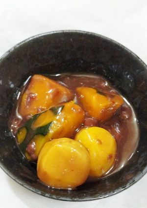 うちの冬至☆南瓜のいとこ煮♪南瓜ぜんざい-レシピのメイン写真