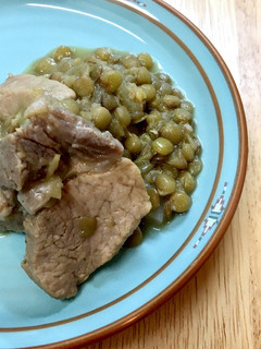 塩漬け豚とレンズ豆の煮込み【覚え書き】-レシピのメイン写真