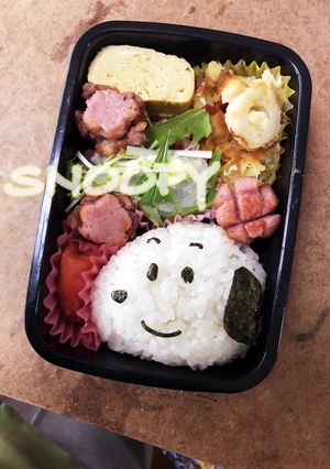 キャラ弁＊スヌーピー-レシピのメイン写真