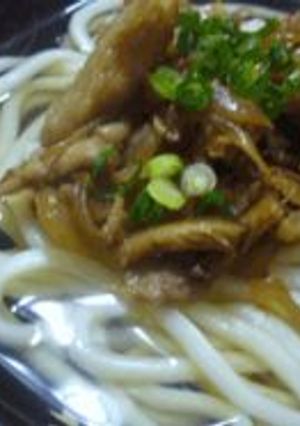 *甘豚　うどん*-レシピのメイン写真
