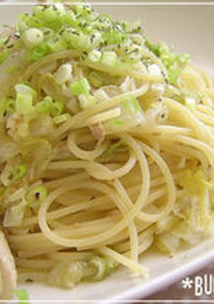 白菜とチキンの和風パスタ♪♪-レシピのメイン写真