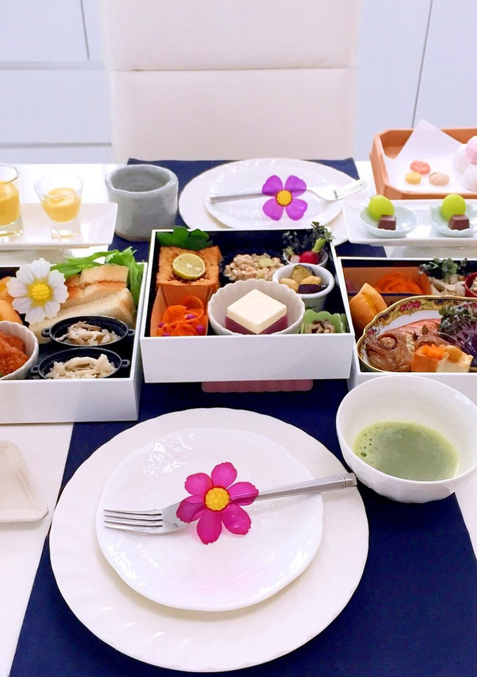 秋　お重　運動会 アフタヌーンティー風-レシピのメイン写真