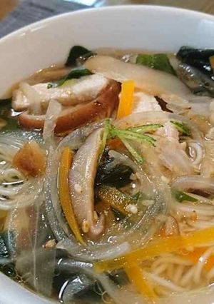 野菜たっぷり中華風にゅうめん-レシピのメイン写真