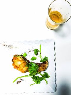 香菜(パクチー)とタラの花椒揚げ♪-レシピのメイン写真