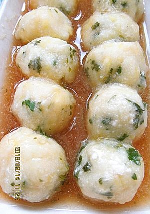 ◐●さつま芋とはんぺんの餡かけ団子●◑-レシピのメイン写真
