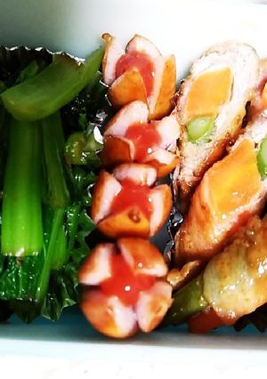 お弁当 お花ウインナー-レシピのメイン写真
