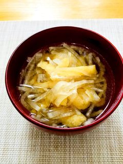 大根と油揚げの味噌汁-レシピのメイン写真