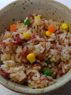 コンビーフ炊き込みご飯-レシピのメイン写真