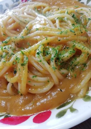 かぼちゃのパスタ☆かぼちゃの煮物リメイク-レシピのメイン写真