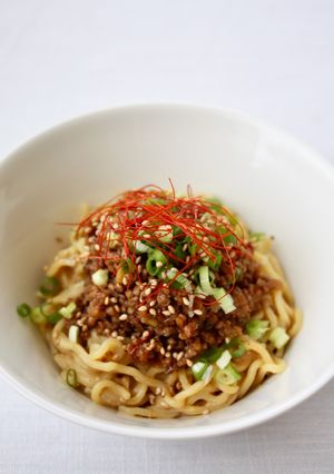 辛ウマ♪【汁なし担々麺】-レシピのメイン写真